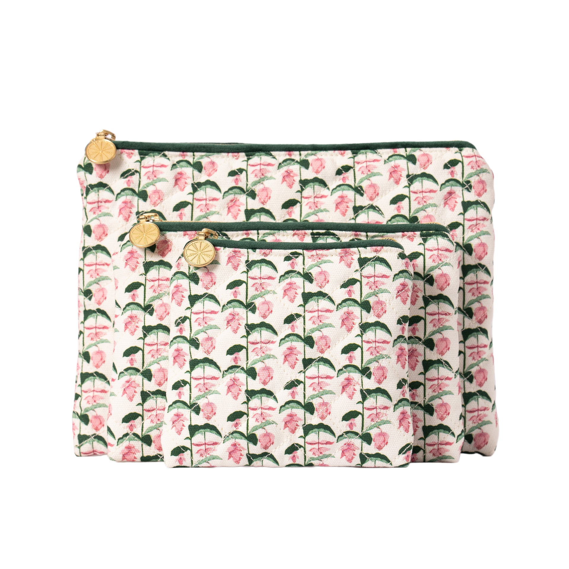 Quilted Pouch Trio