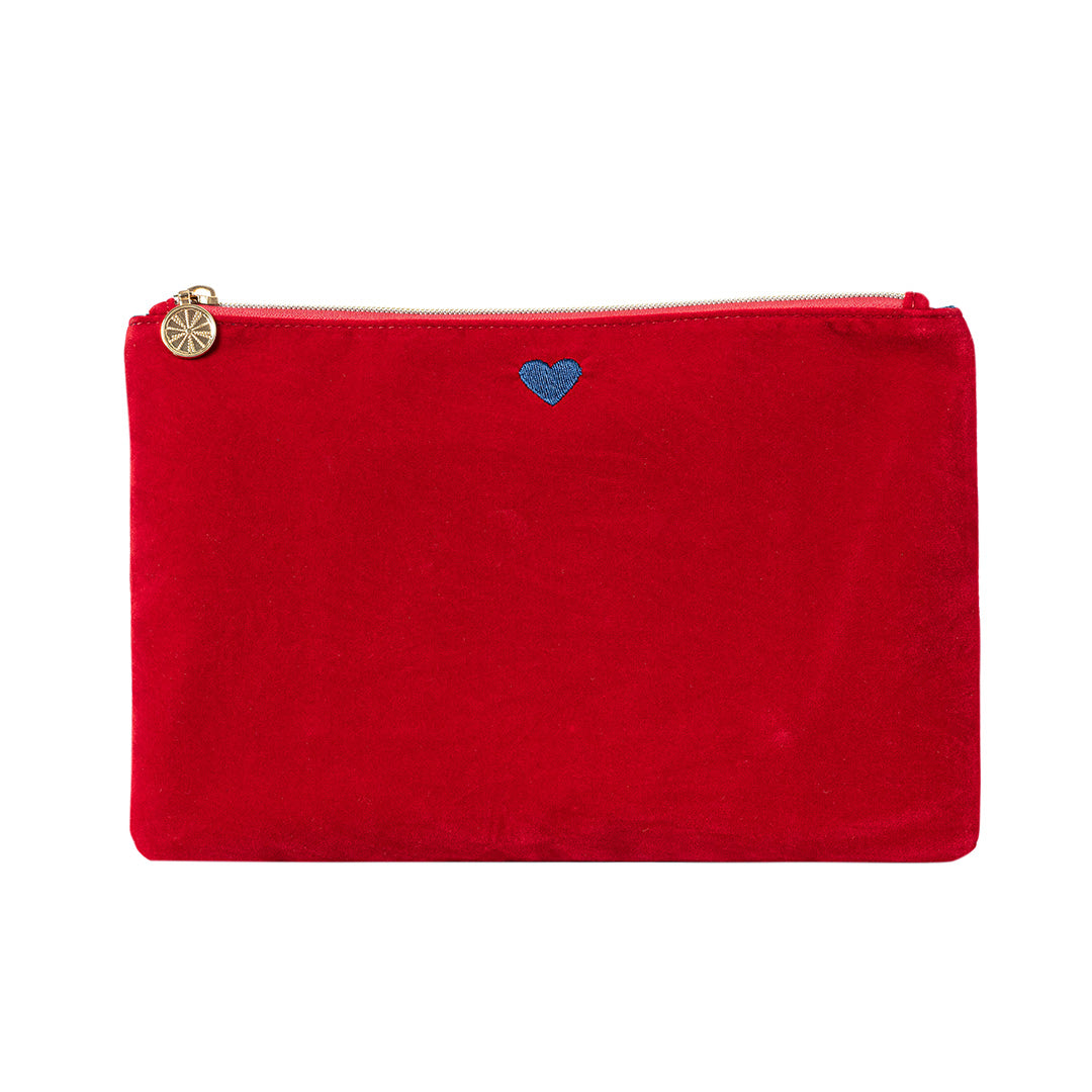 Ruby Velvet Pouch